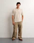 AE Pique Sweater Polo Shirt